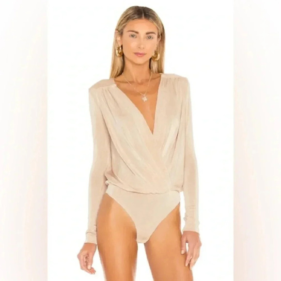 Free People Turnt Bodysuit in Blossom Pearl - Picture 2 of 7